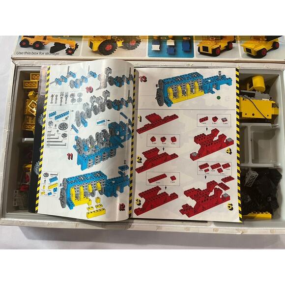 Vintage LEGO Universal Building Set #404 W/ Orig. Box And Instruction Manual - Picture 10 of 16